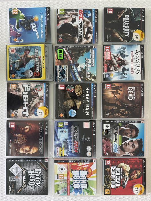 Jogos PS3 - vendo vários títulos de jogos