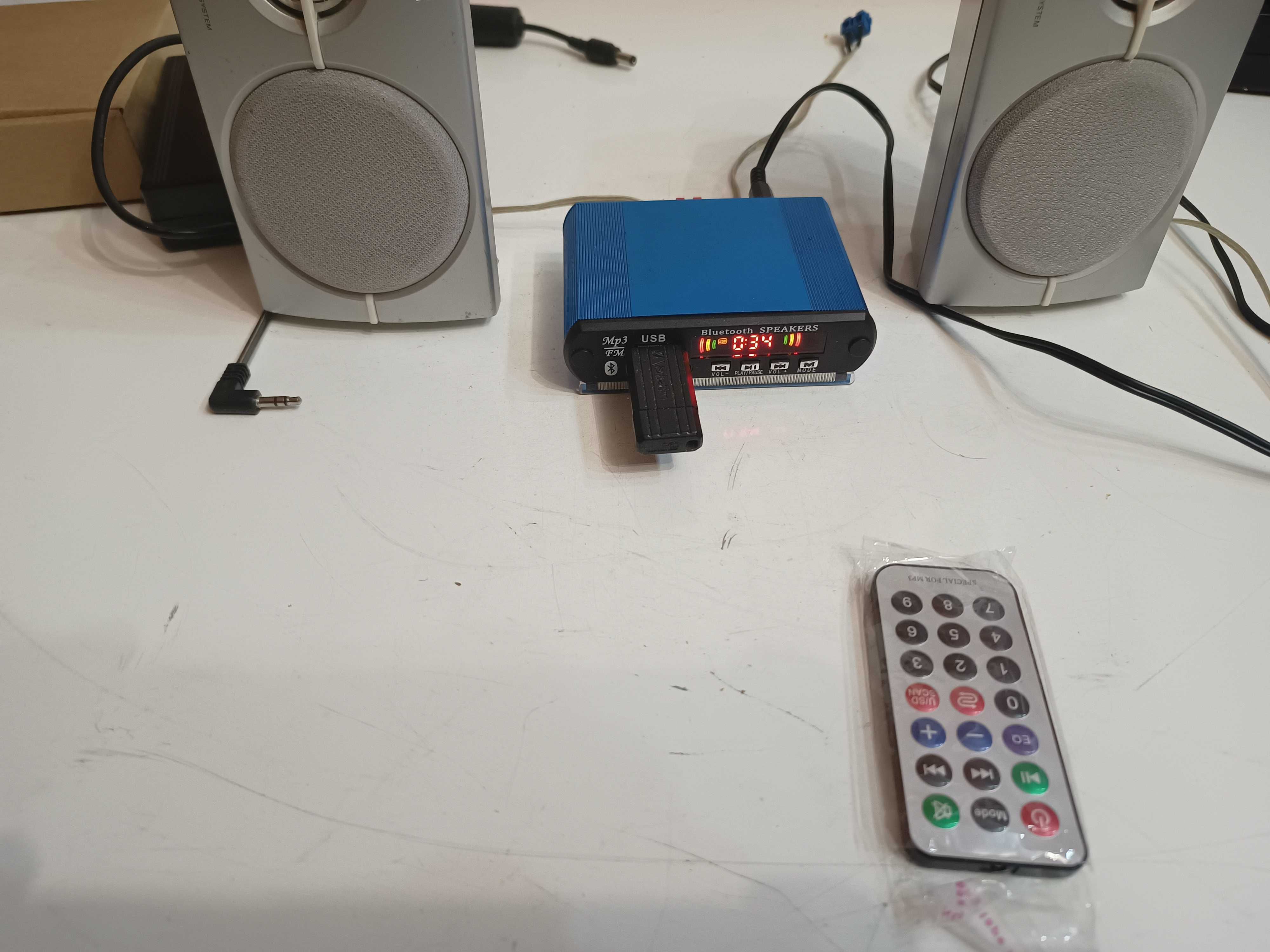 Wzmacniacz audio  mini 2.0 + zasilacz