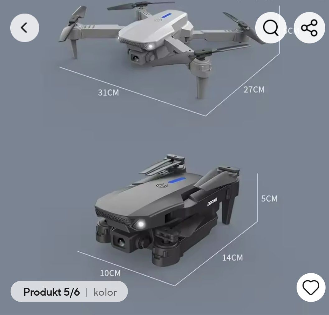 Dron podgląd na telefon