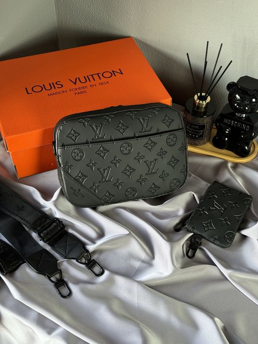 Мужская сумка Louis Vuitton чоловіча сумка барсетка дуо 2в1 барсетка