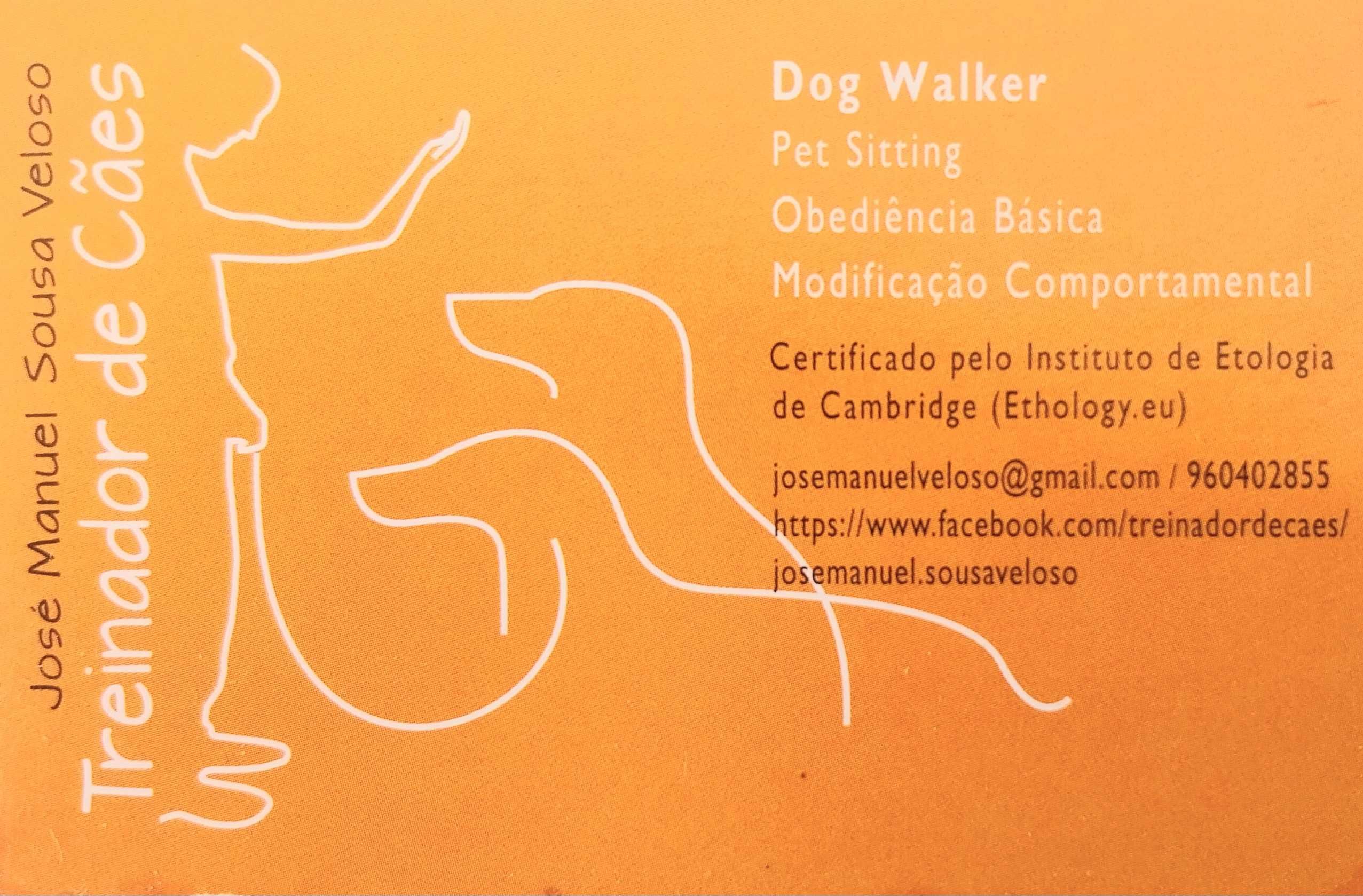 Treinador de Cães / Modificaçāo Comportamental / Dog Walker