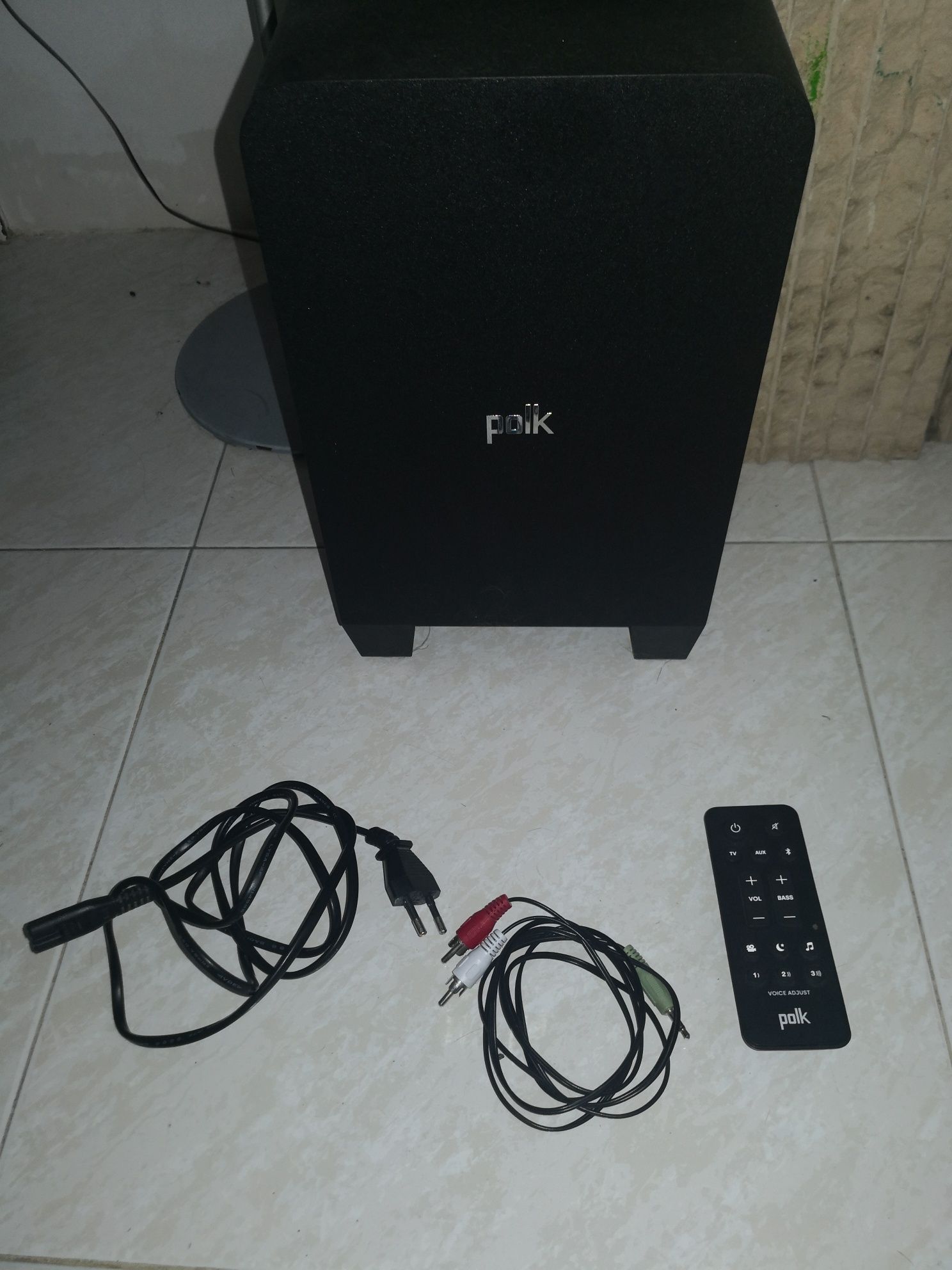 Coluna Polk Sigma s4 + subwoofer Polk+ support