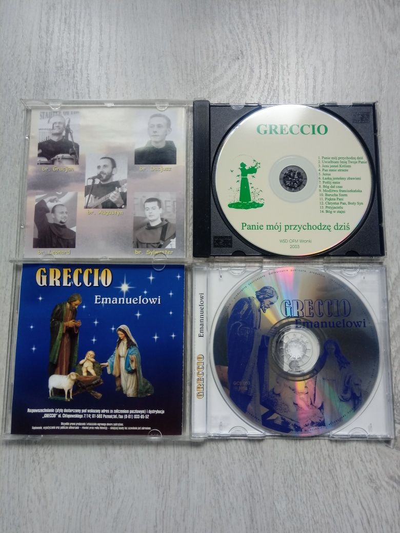 Płyty CD - Greccio - komplet 20 zł