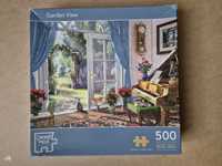 Puzzle Corner piece "Garden view" -1