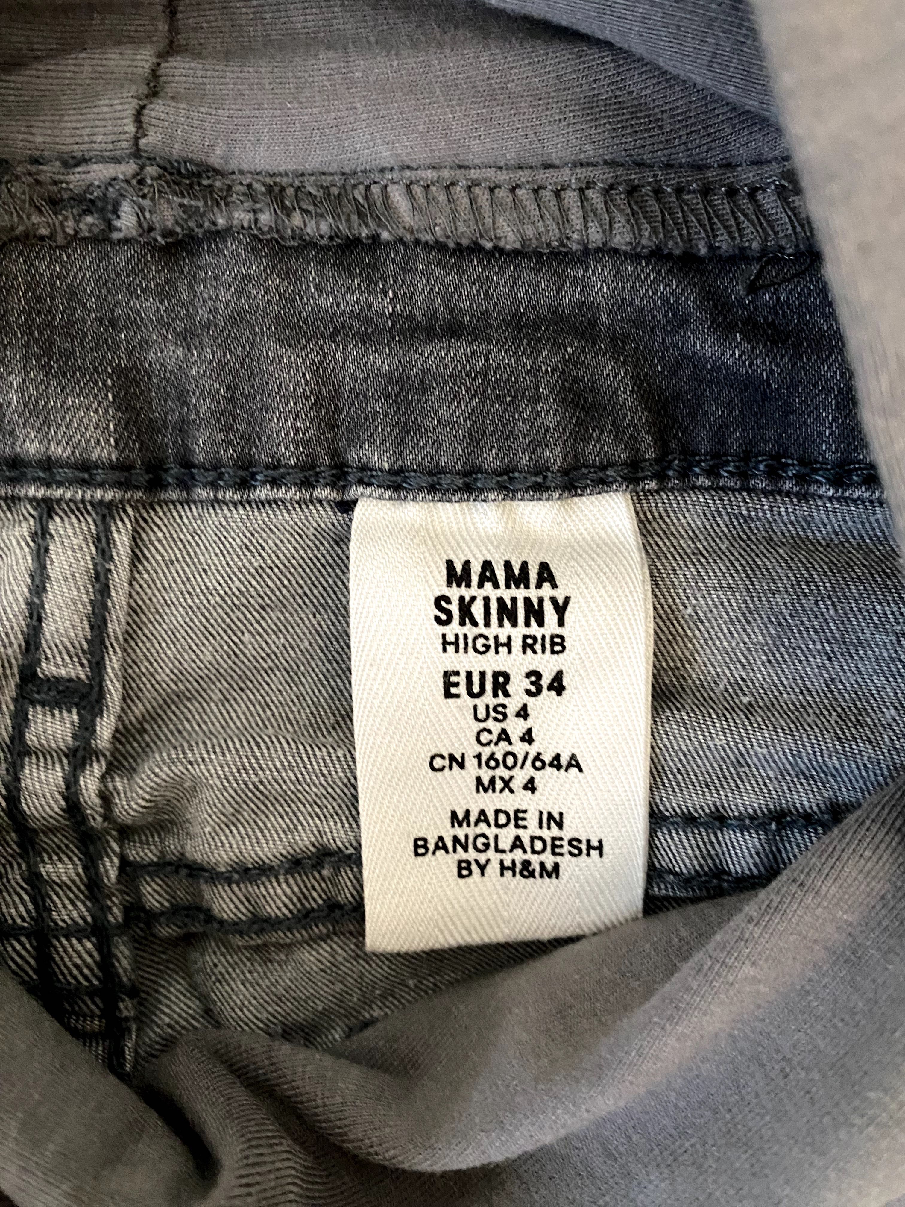 Джинси для вагітних від h&m