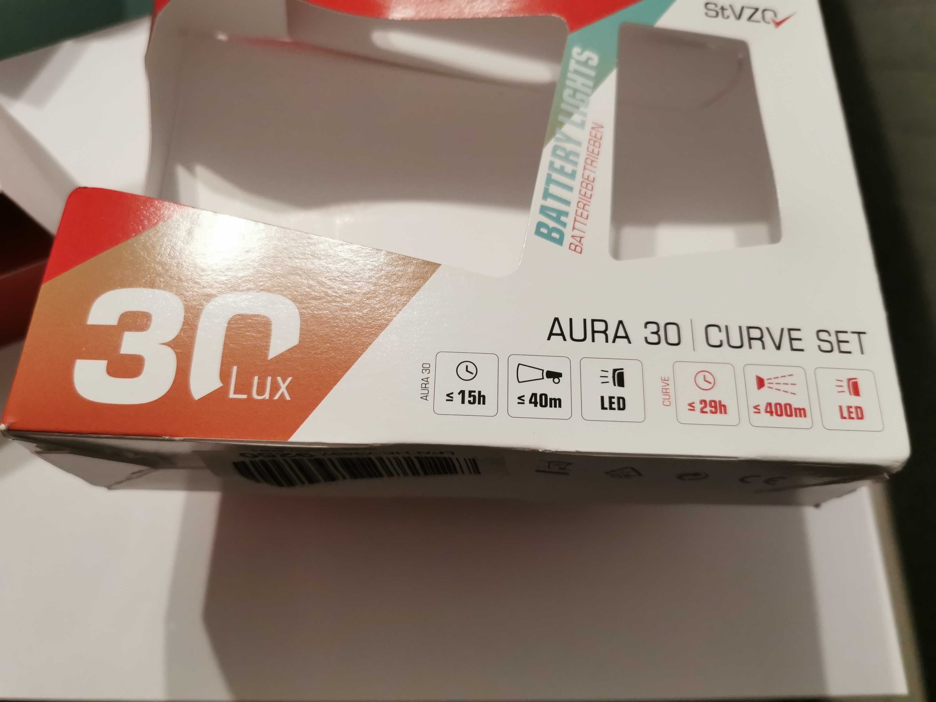 Zestaw lampek rowerowych Sigma Aura 30