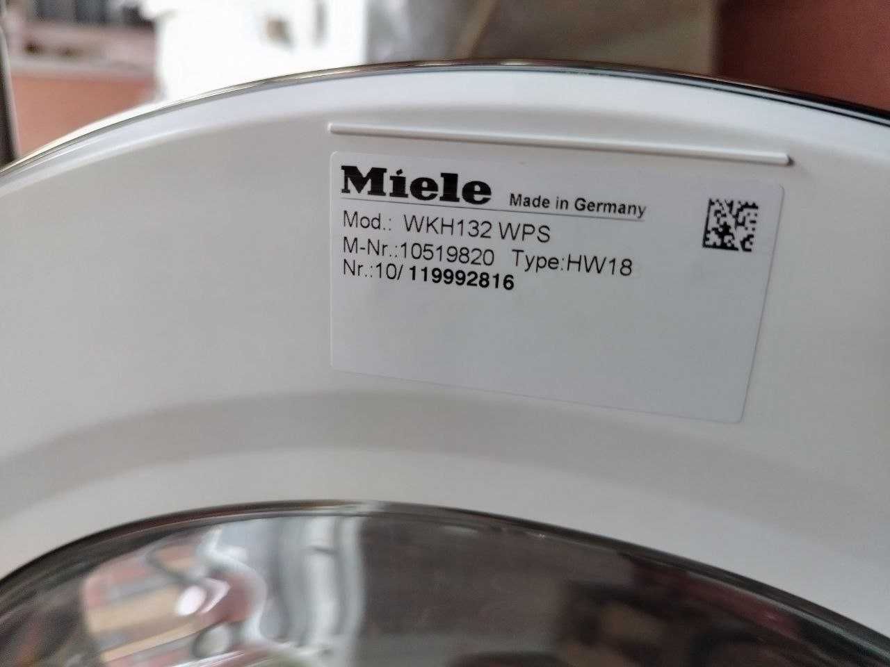 Пральна машина Miele WKH132 WPS 6 місяців гарантія.