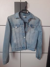 Kurtka jeans H&M dziewczęca 146 Nowa