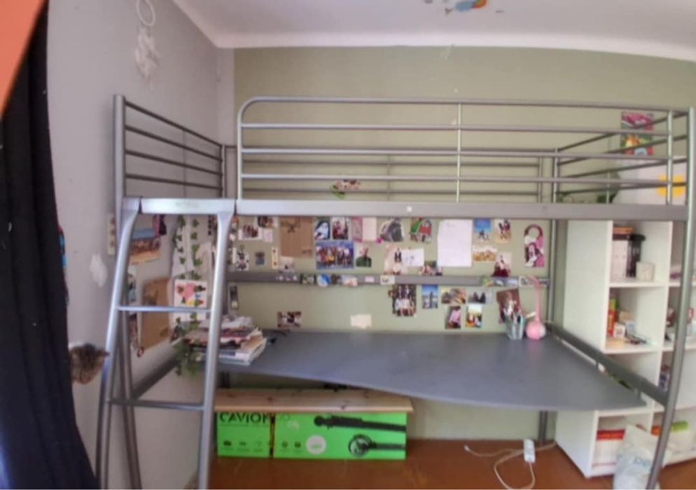 Łóżko piętrowe bez materaca