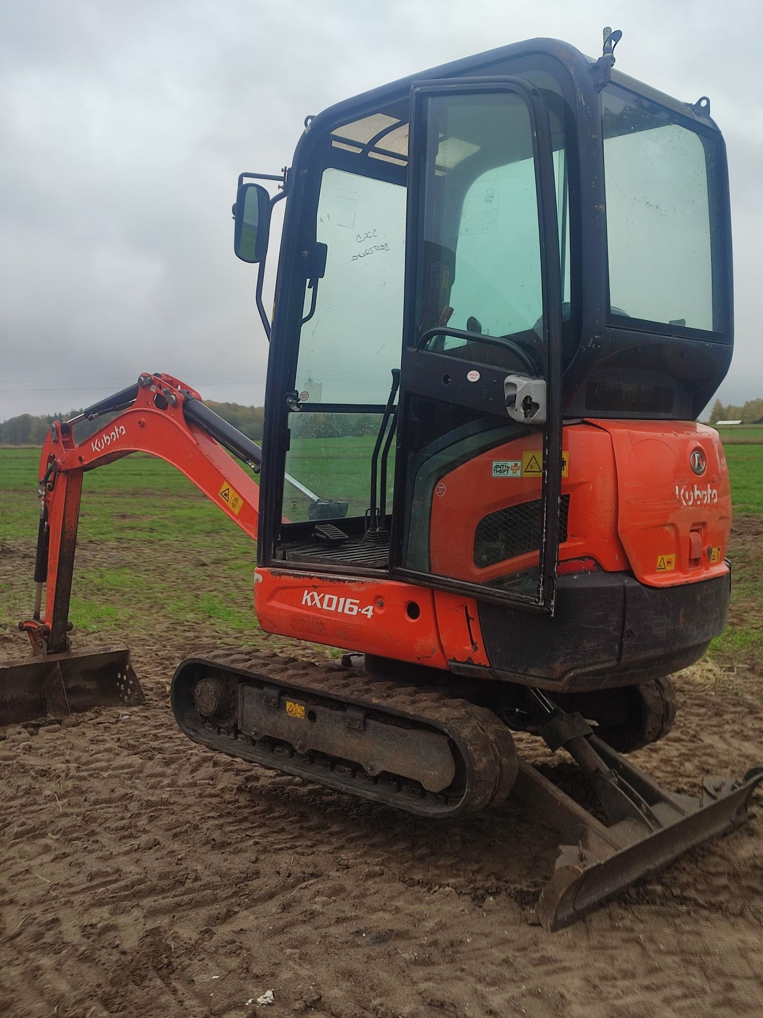 Kubota kx016-4 sprowadzona, gotowa do pracy