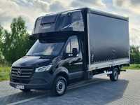 Mercedes-Benz Sprinter ‼️ 3.0 V6 / 190KM ‼️ Winda Bar + Firanka 319 CDI 907 ‼️ Niski Przebieg ‼️ Salon Polska Plandeka 2021r  CDI 8 Palet Led Euro 6 sypialka spojkar Lamar Iveco Daily kontener