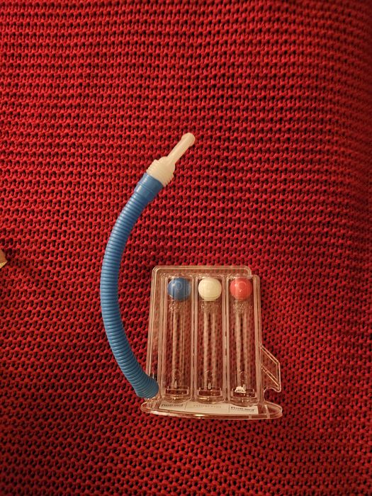 Urządzenie do ćwiczeń oddechowych 3 piłki dmuchane ćwiczenia oddechowe