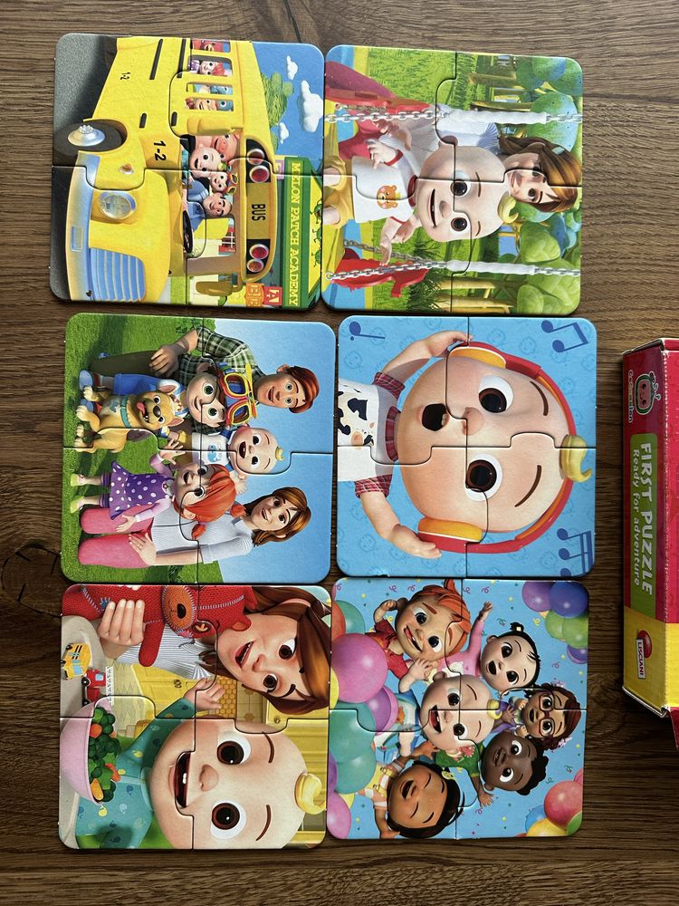 Zestaw puzzli dla dzieci od 2 lat