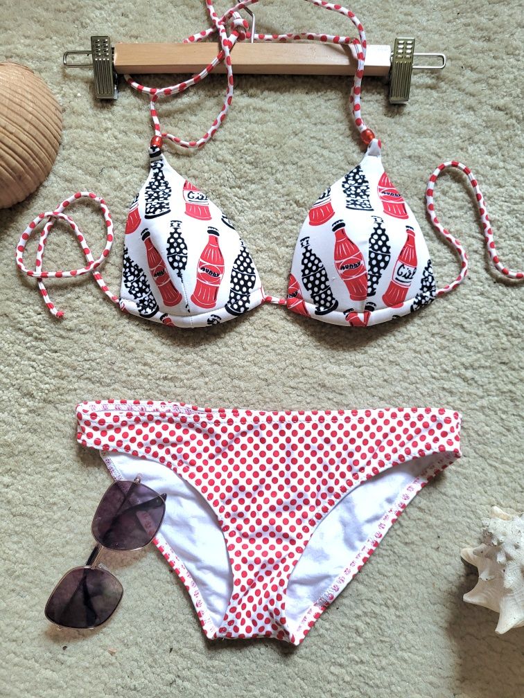 Bikini koka w groszki r.s/m - nieużywane