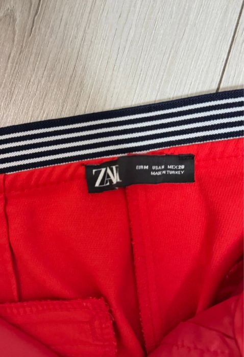 Spodnie eleganckie czerwone Zara 38