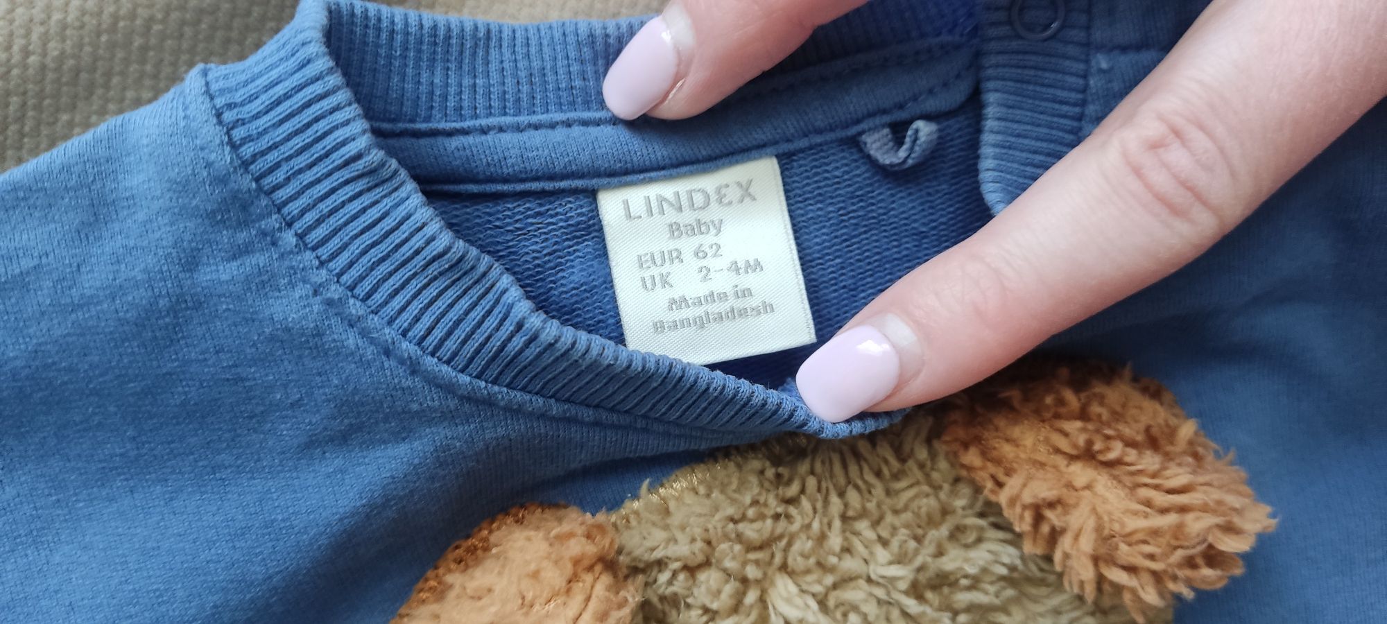 Komplet lindex r. 62 bluza legginsy piesek