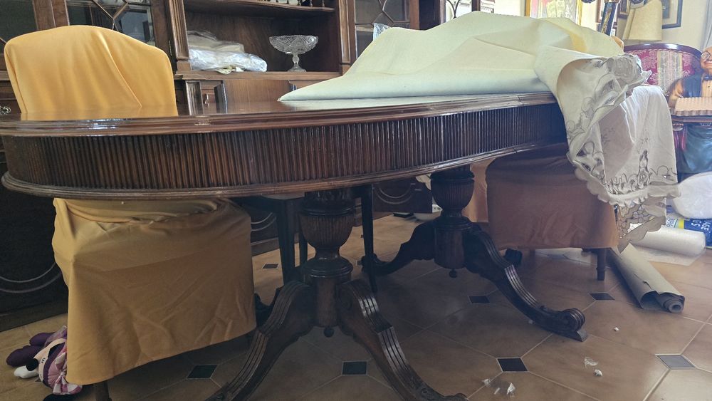 Vendo mesa madeira maciça vintage