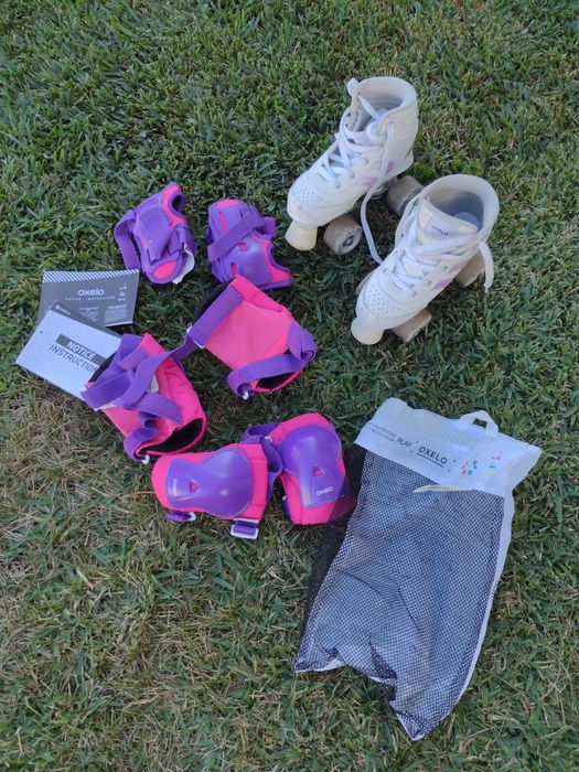 Patins 4 rodas criança decathlon / menina n. 32