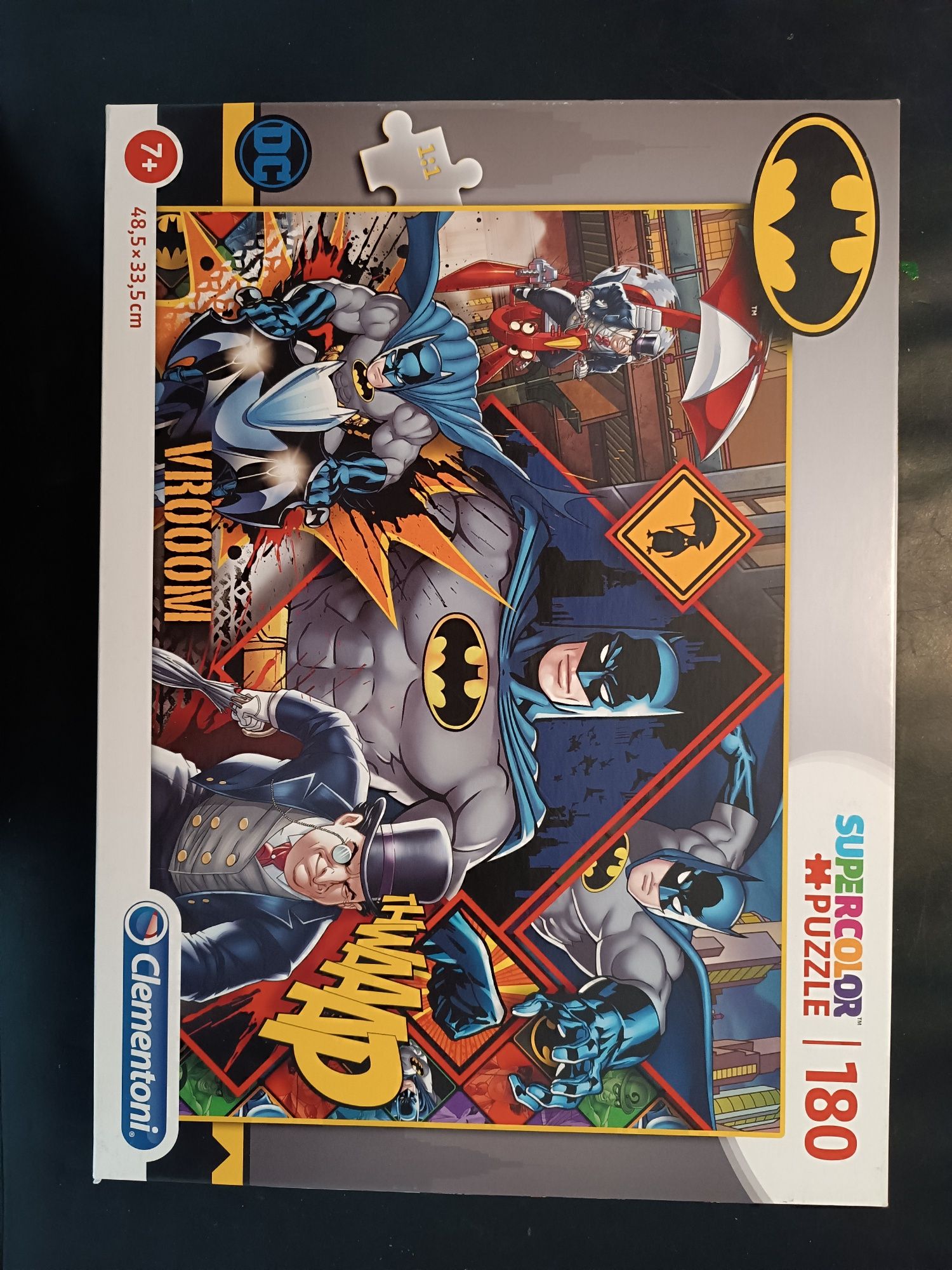 10 Puzzles de 50 a 180 pecas - Cars, Frozen, Batman