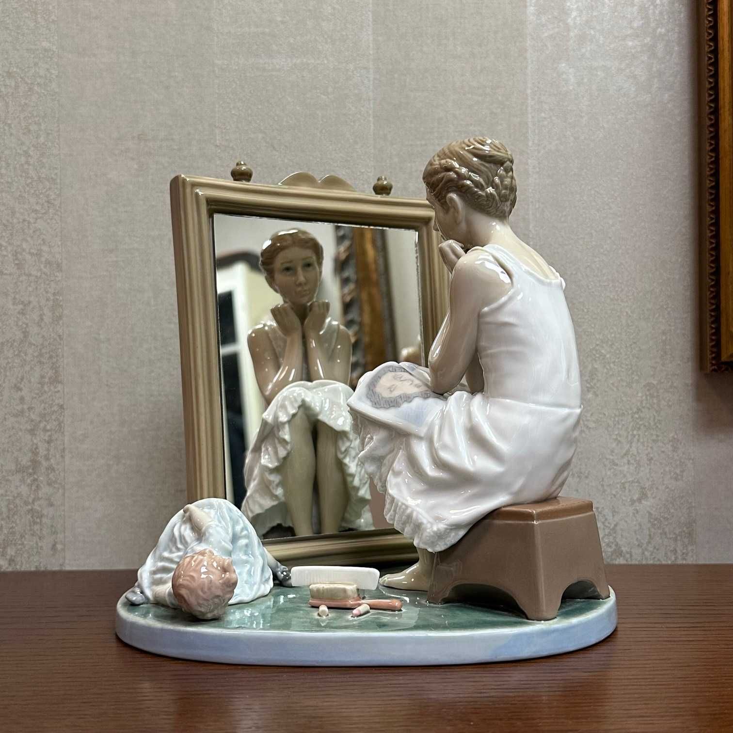 Фарфоровая статуэтка Lladro «Мечтательница».