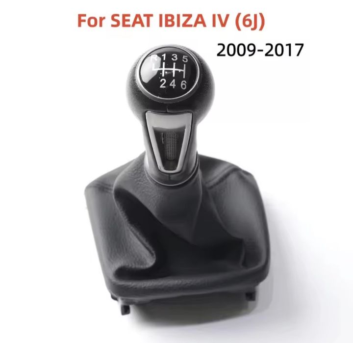 Moca SEAT Ibiza Alavanca manete punho fole mudanças velocidades