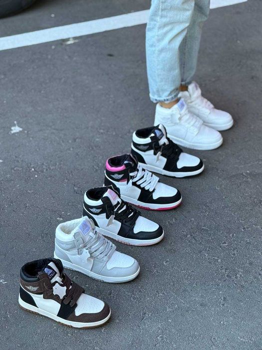 Зимові кросівки жіночі [36-41] Шкіряні На хутрі Взуття жіноче зимове