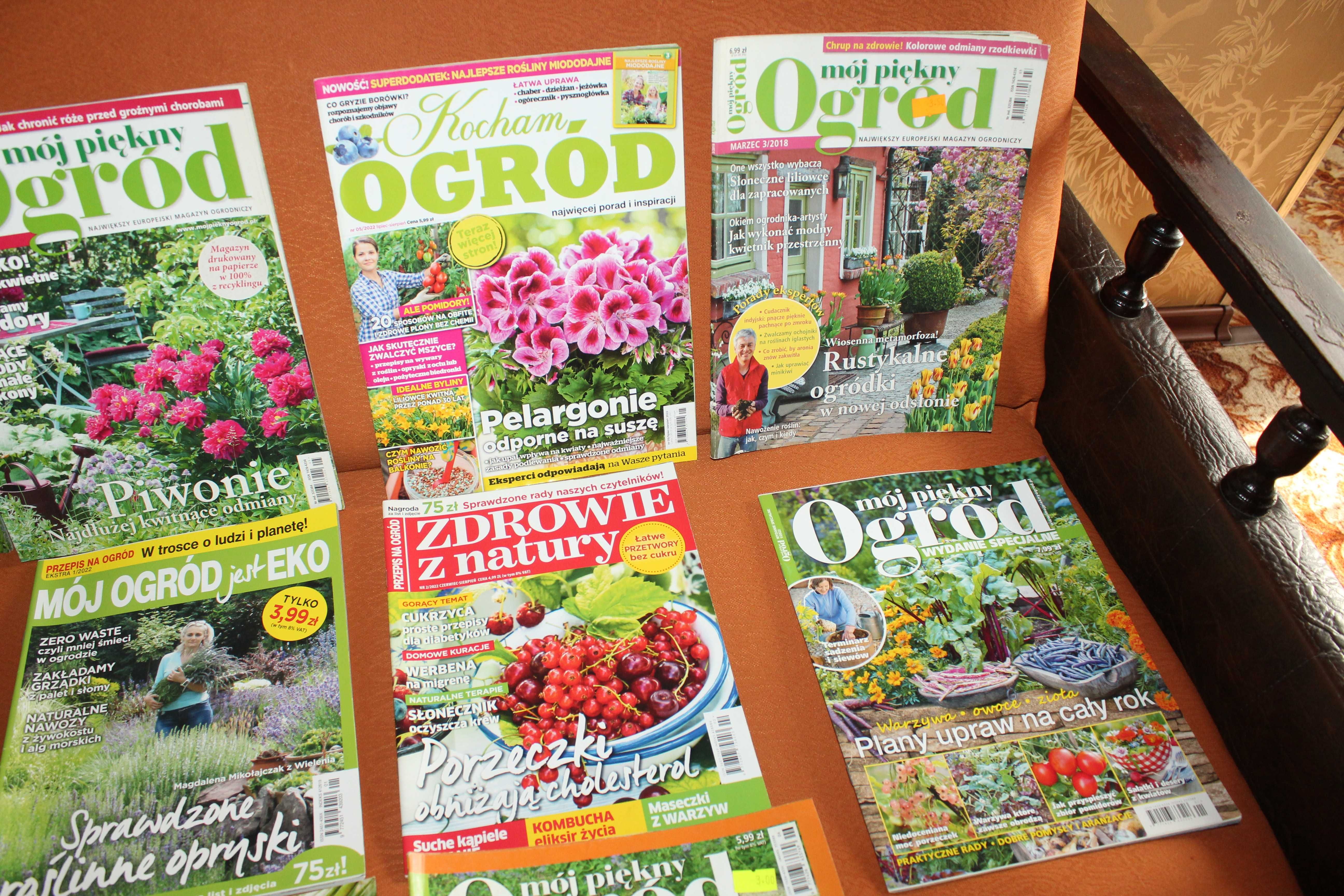 Gazety ogrodnicze Mój piękny ogród Kocham ogród Mam ogród Działkowiec