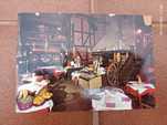 Postal restaurante de Roma anos 80