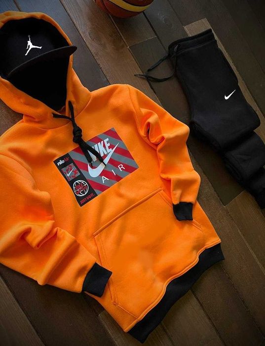 Спортивный костюм мужской теплый Nike Air зимний на флисе найк