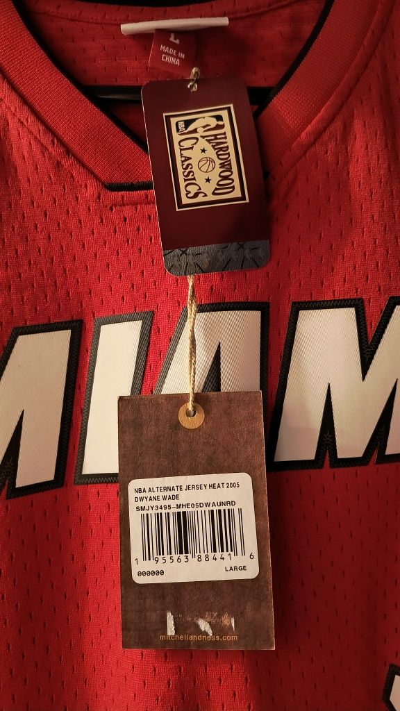 Jersey swingman NBA 2005-06 Dwyane Wade Miami Heat Mitchell Ness nowy