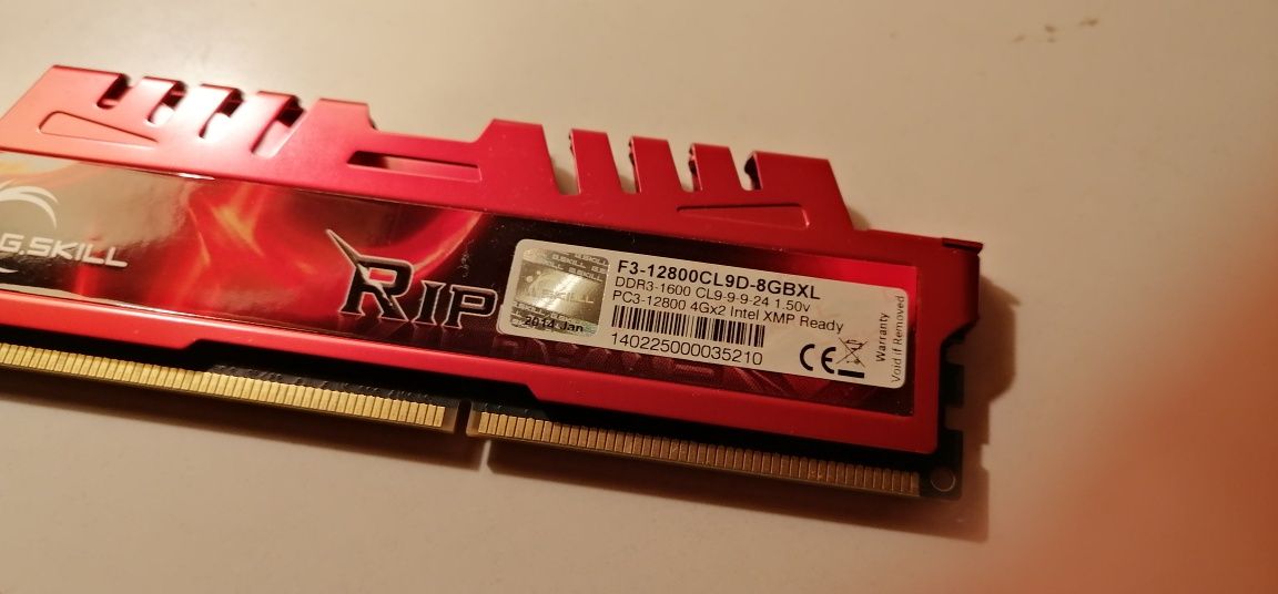 G. Skill RIPJAWS X 4gb DDR3 1600mhz