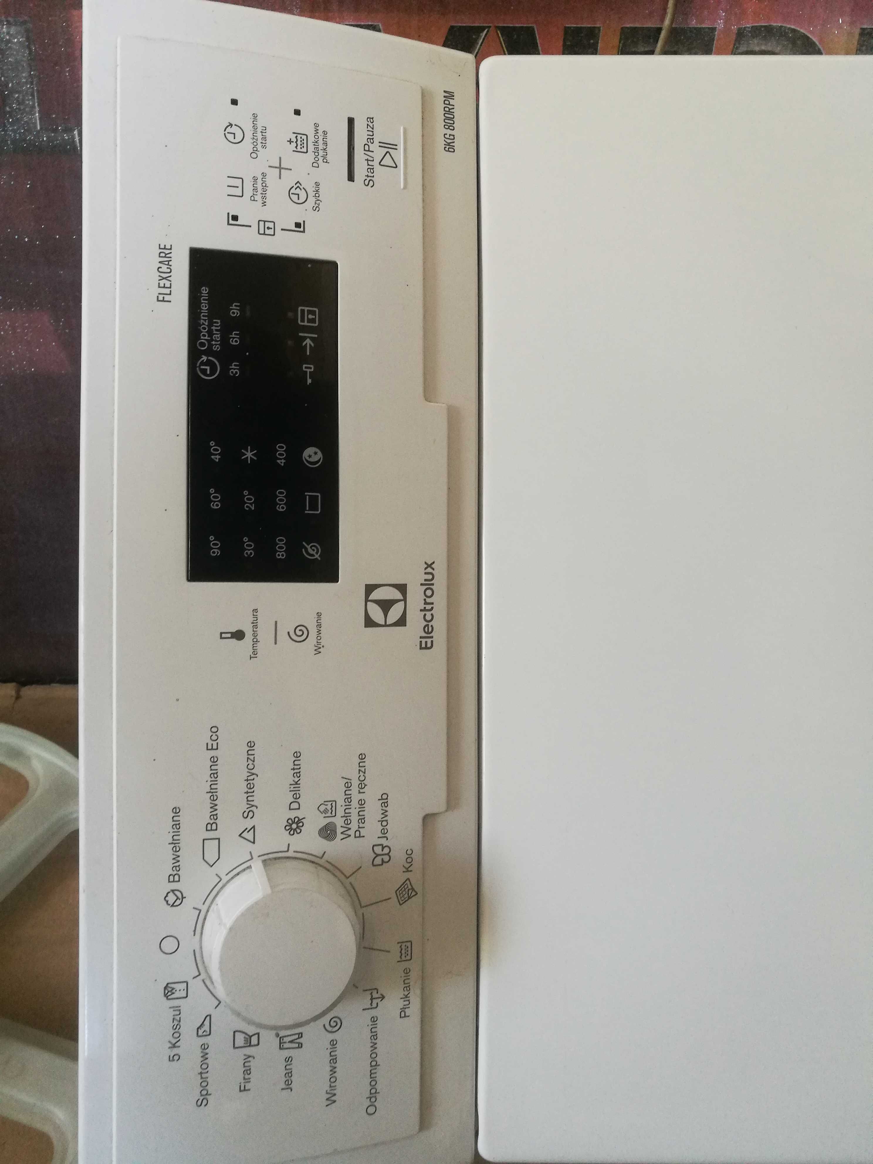 Pralka electrolux FLEXCARE pakowana od góry