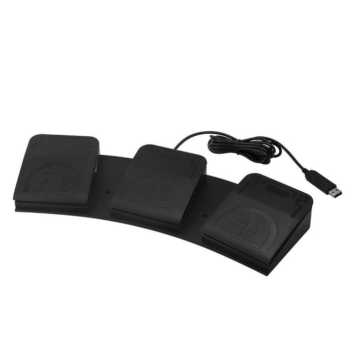 iKKEGOL USB педаль потрійна, оптичний сенсор.