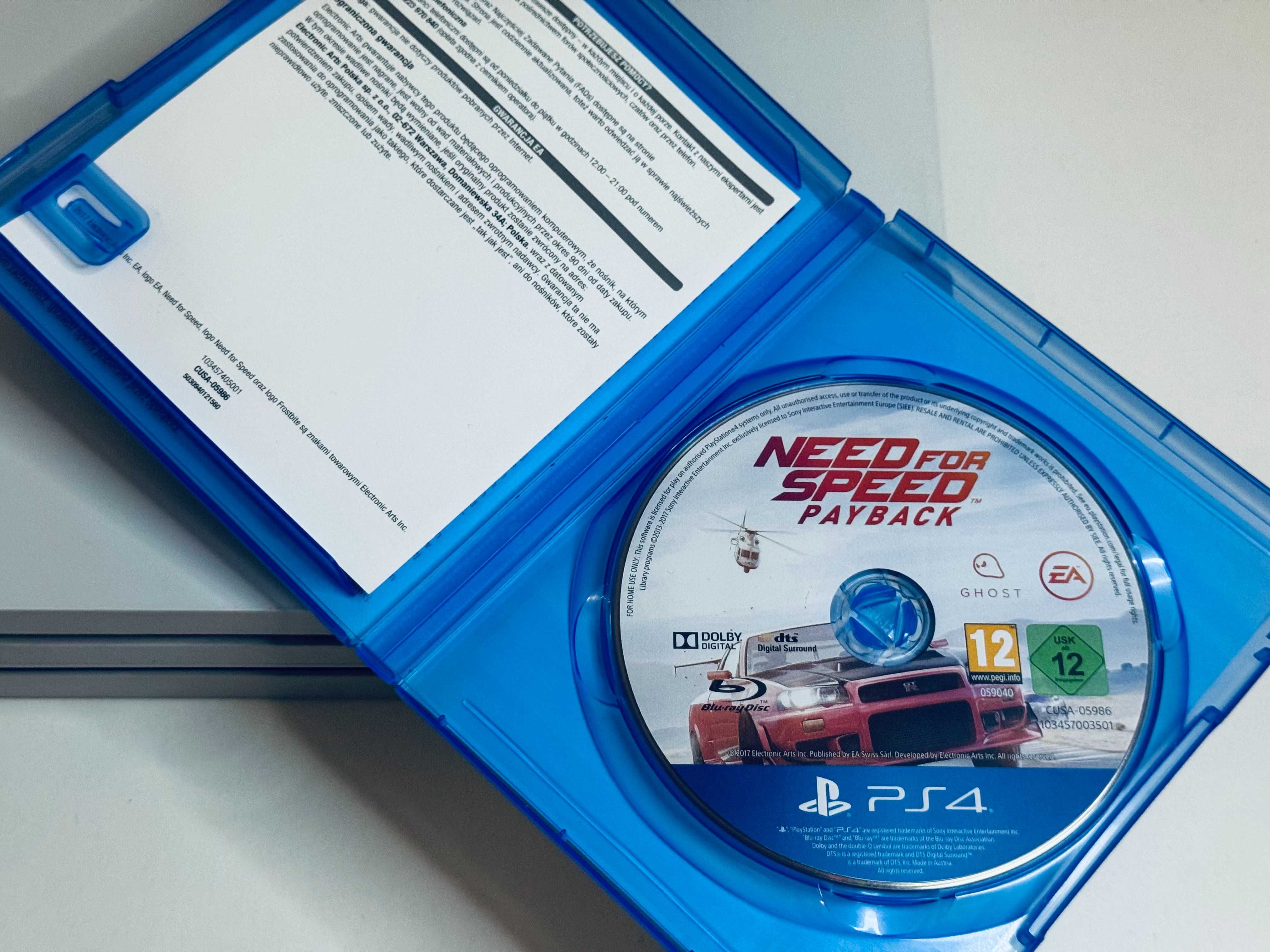 Gra Need For Speed Payback PS4 PL Więcej gier na innych ogłoszeniach!