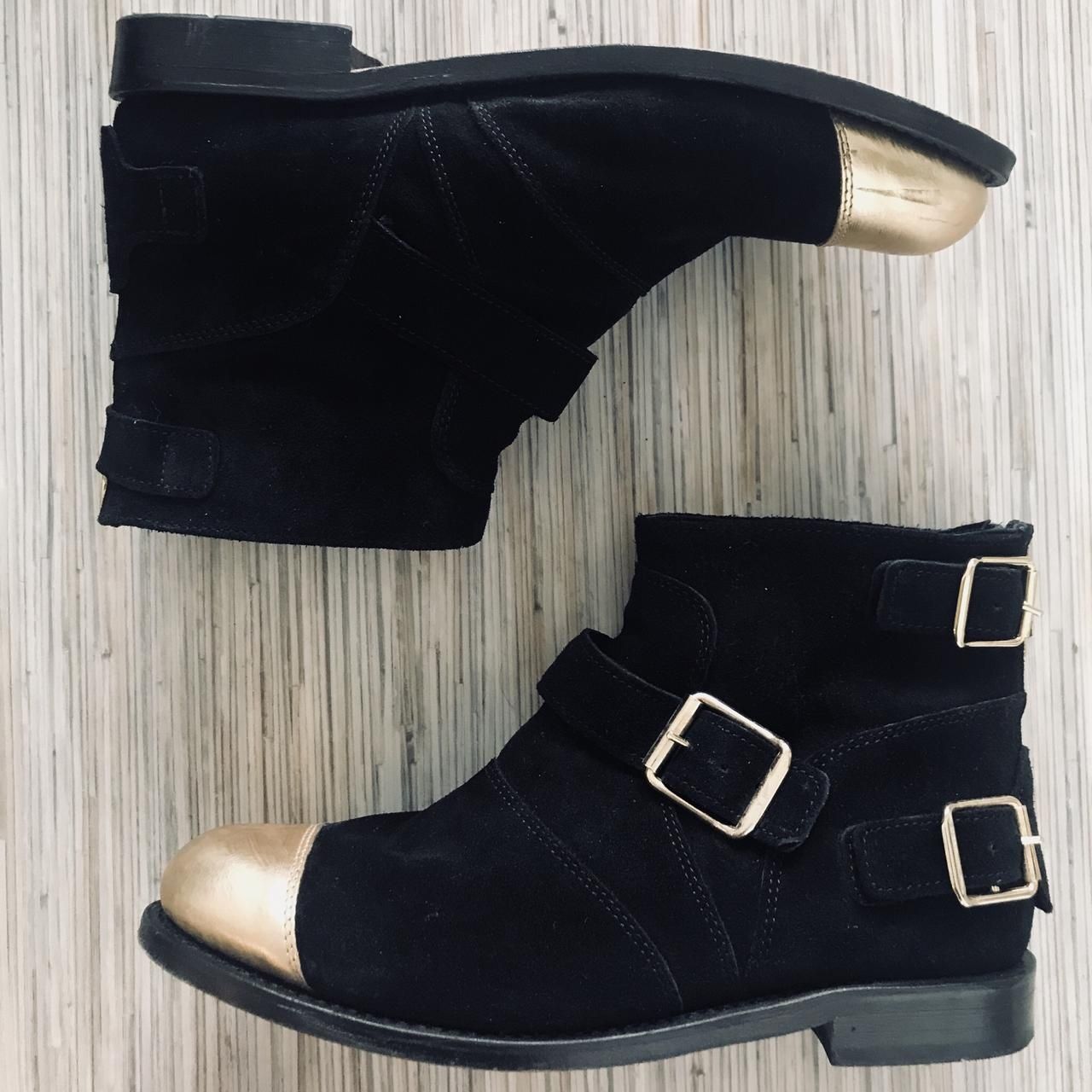 Balmain buty skórzane botki półbuty