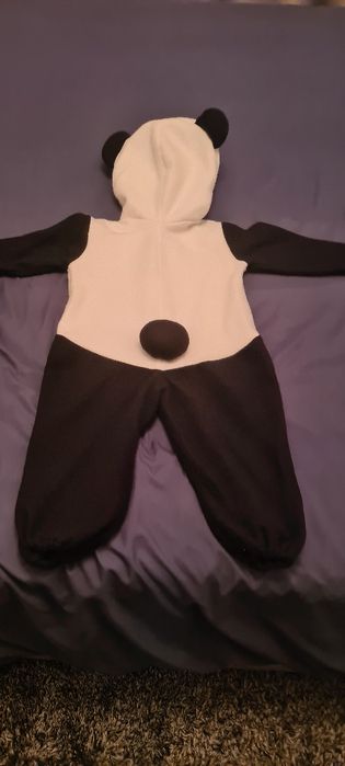 Disfarce panda da concentra