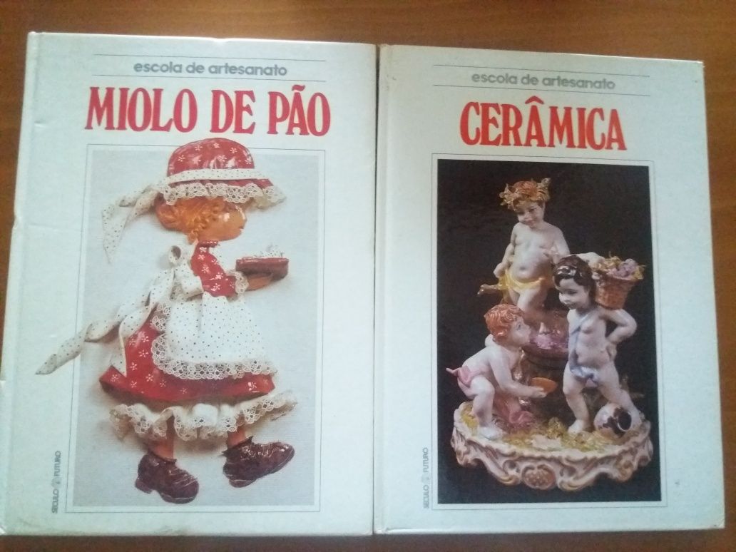 Livros técnicas de artesanato