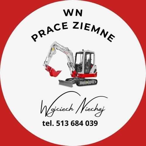 prace ziemne - usługi minikoparką,przewierty pod drogami