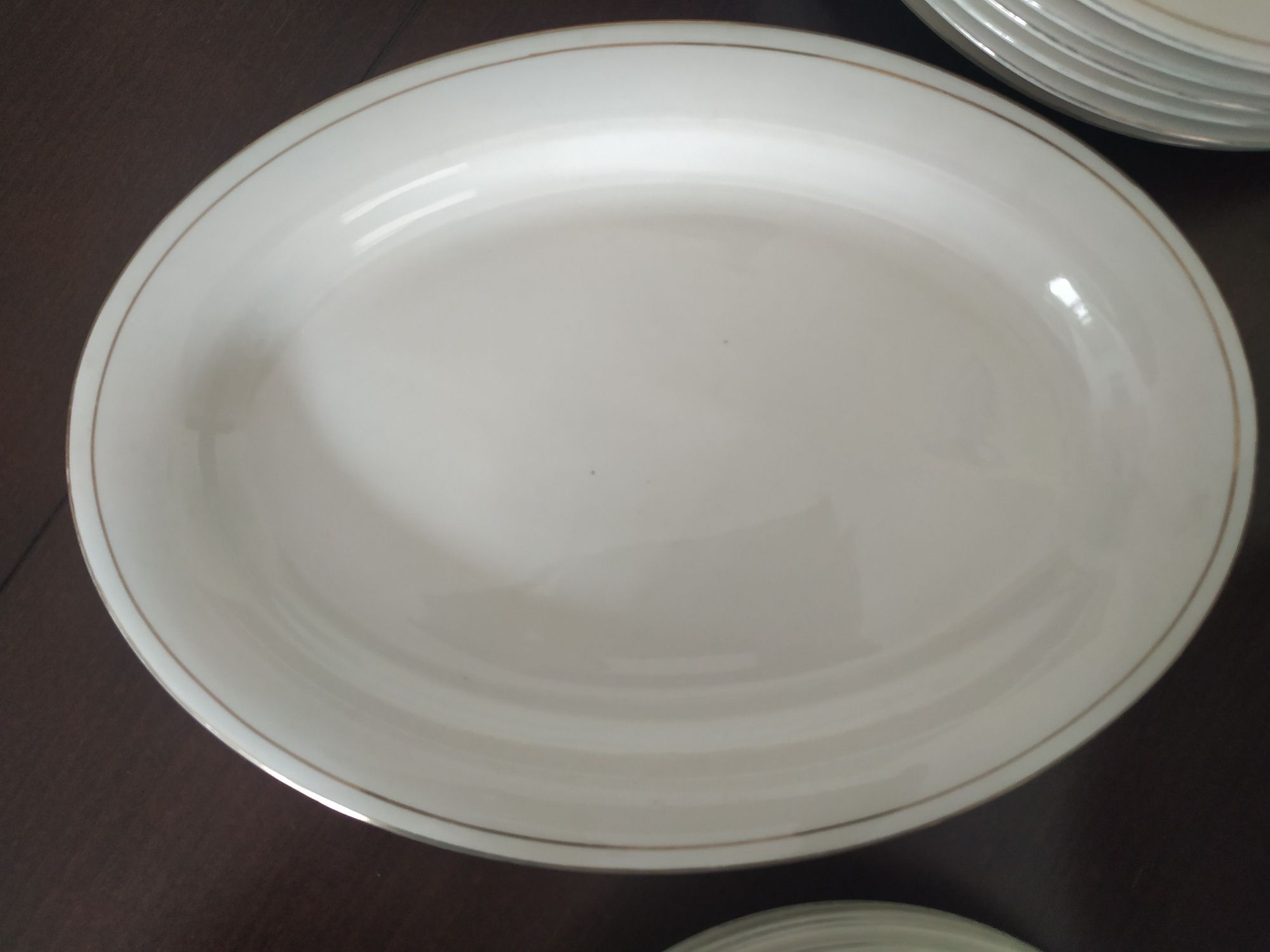 Porcelanowy serwis obiadowy biały Zepter na 6 osób