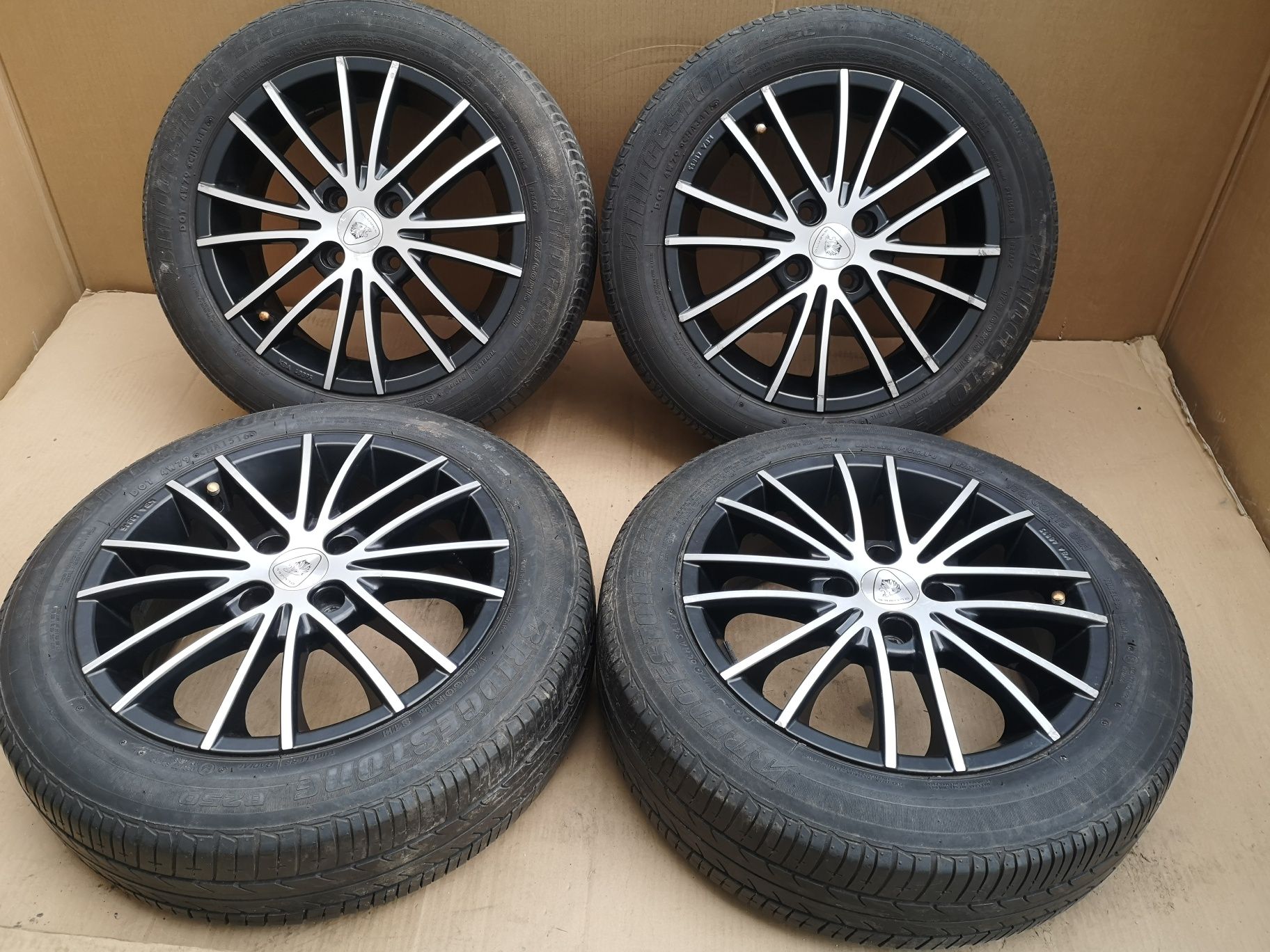 4x100 felgi aluminiowe 15 Micra KOŁA opony 175/60r15 LETNIE lato alumy