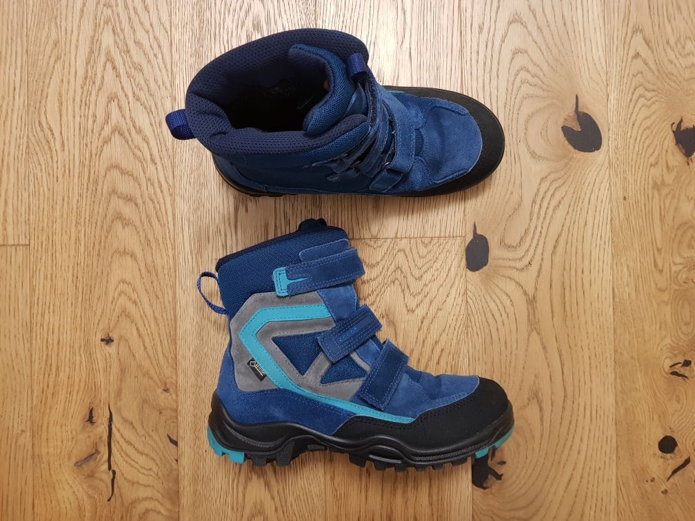 ECCO Xpedition Buty zimowe 35 wkł. 22,9 cm Śniegowce Gore-Tex Skóra