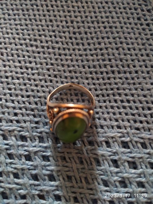 Продаю перстень с нефритом Ссср
