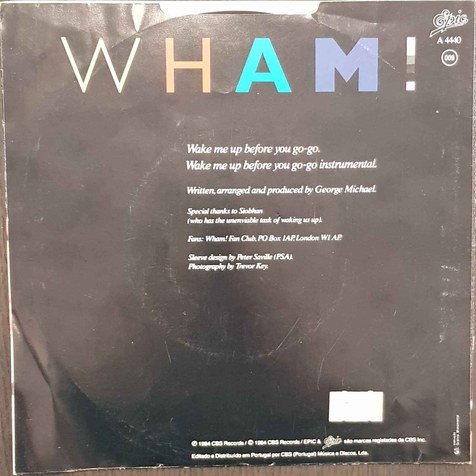 Vinil Single - Wham! - Wake Me Up Before You Go-Go