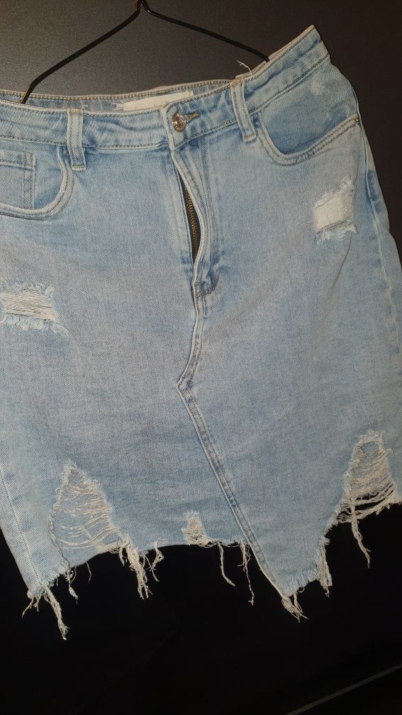 Spódniczka spódnica jeansowa M/L