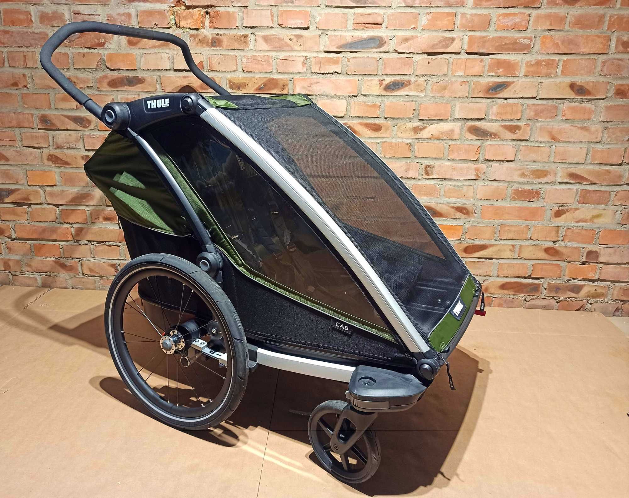 THULE CAB 2 XXL przyczepka rowerowa dla dzieci KOMPLET najnowszy model