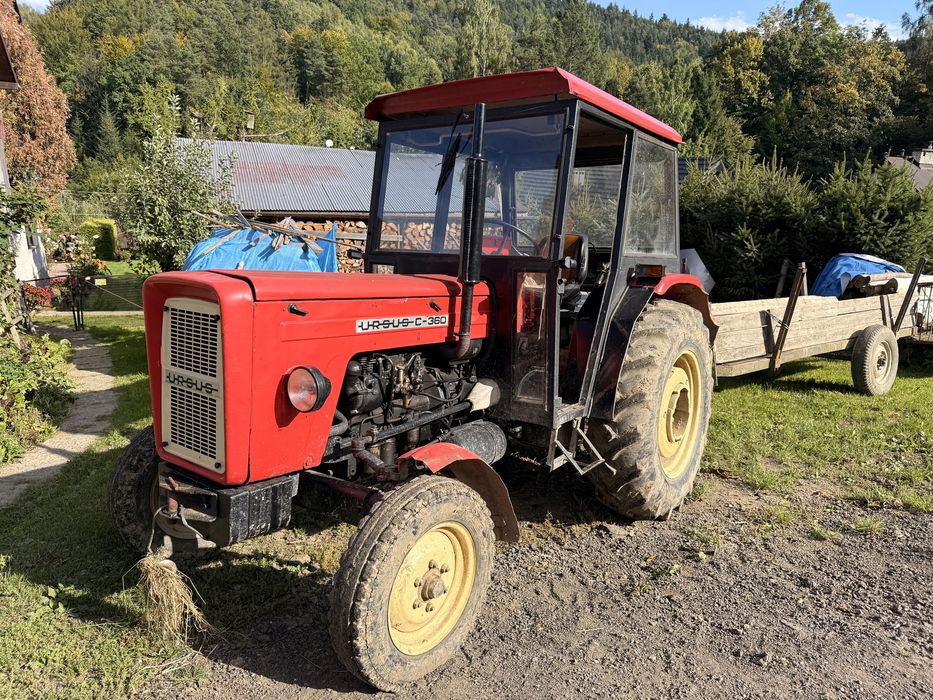 Ursus C360 oś przednia z oponami