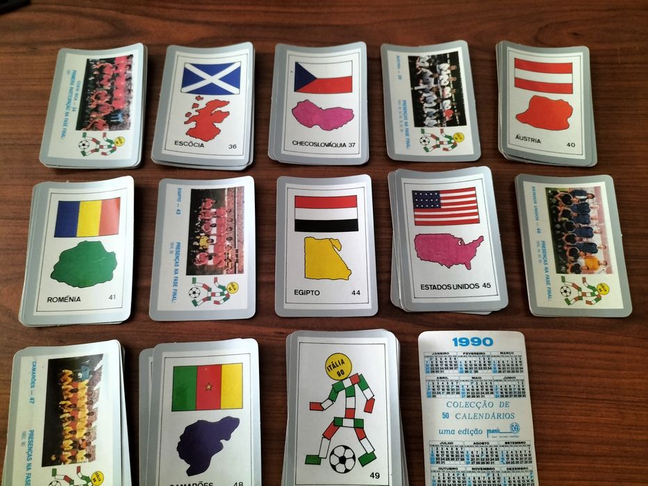 Calendários mundial Itália 1990 (Manil)