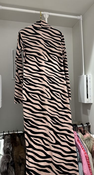 Sukienka welurowa Zebra La..mu moda