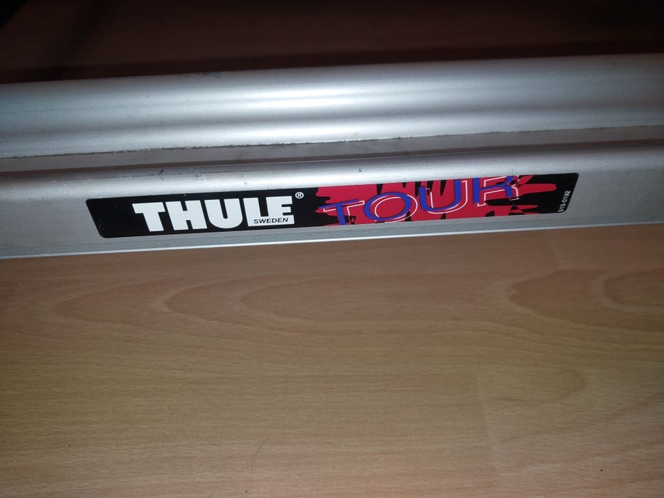 Bagażnik Thule na 2 rowery na relingi - cały zestaw