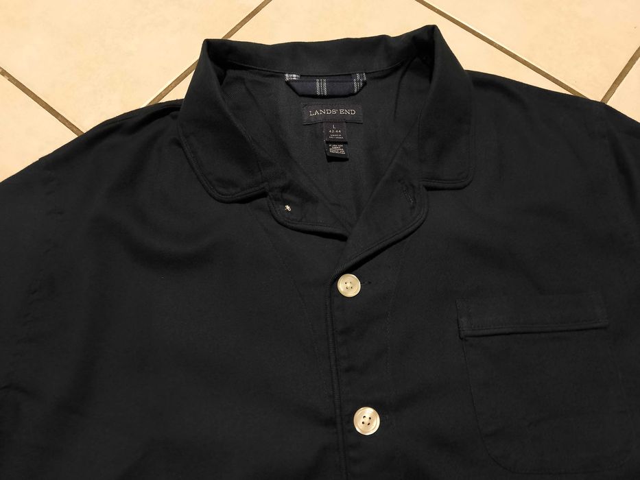 LANDS END USA - NOWA! Bluza piżamowa rozpinana Męska rozmiar XL
